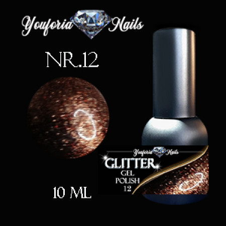 Glitter Gel Polish 12 10ml